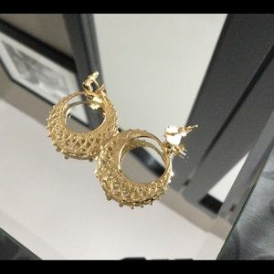10 K Yellow Gold Earrings